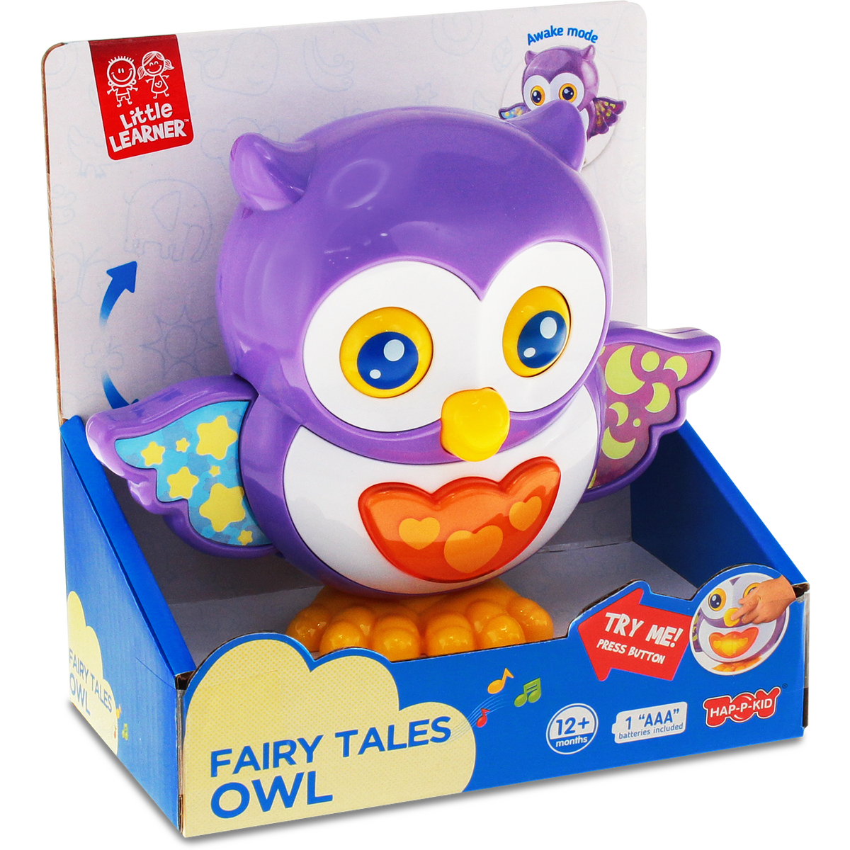 Jucarie interactiva Bufnita inteleapta, 12 luni+, Little Learner