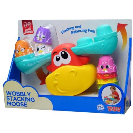 Balanta si joc de stivuire, Elan Nazdravan, 12 luni+, Little Learner