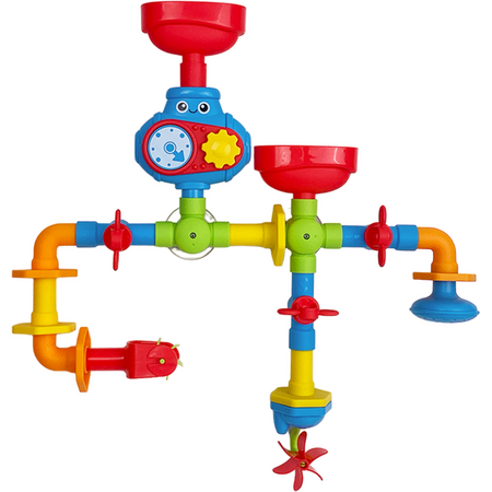 Jucarie de baie, Conductele Vesele, 12 luni+, Little Learner 755823