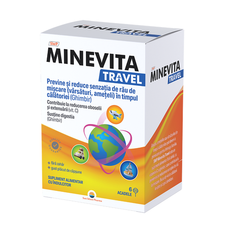 Minevita travel, 6 acadele, Sun Wave Pharma 755829