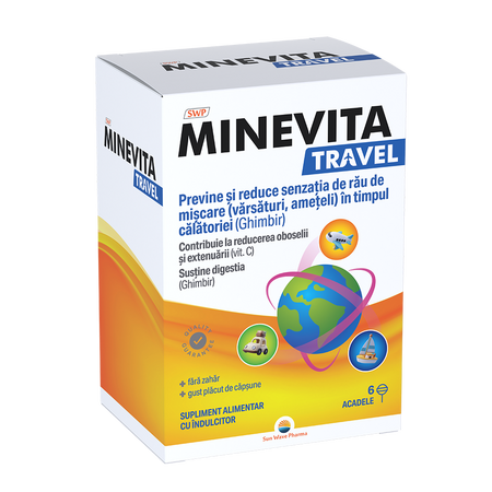 Minevita travel, 6 acadele, Sun Wave Pharma