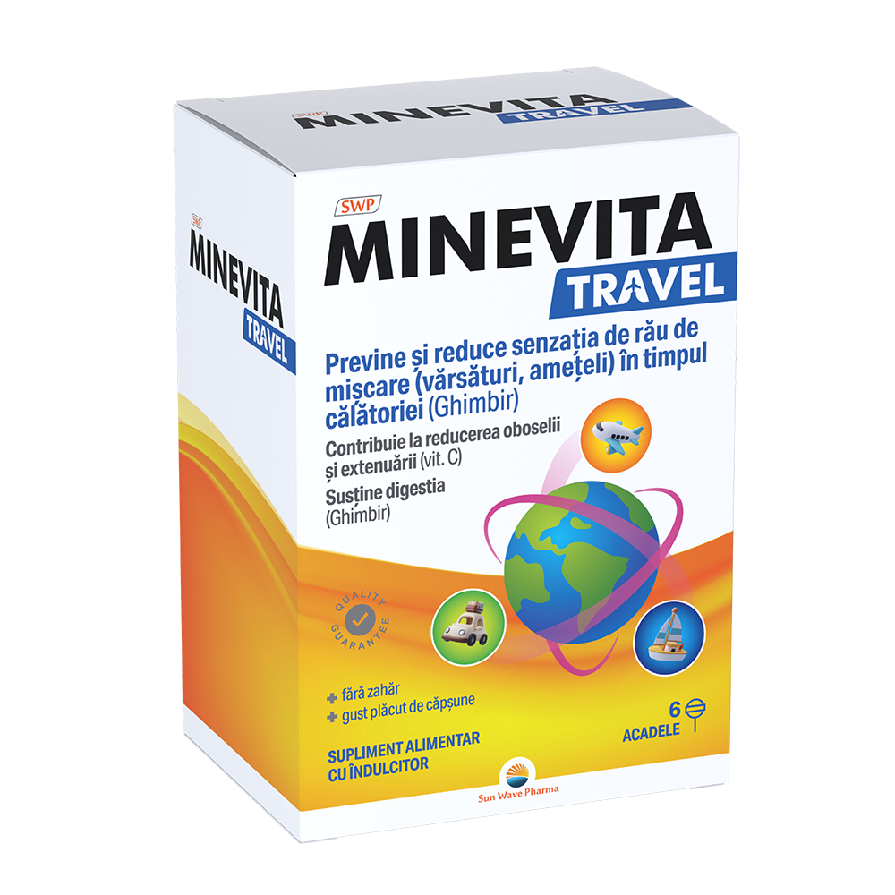 Minevita travel, 6 acadele, Sun Wave Pharma