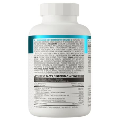 Glucozamina + Condroitina + MSM + Vitamina C, 90 tablete, OstroVit 755973