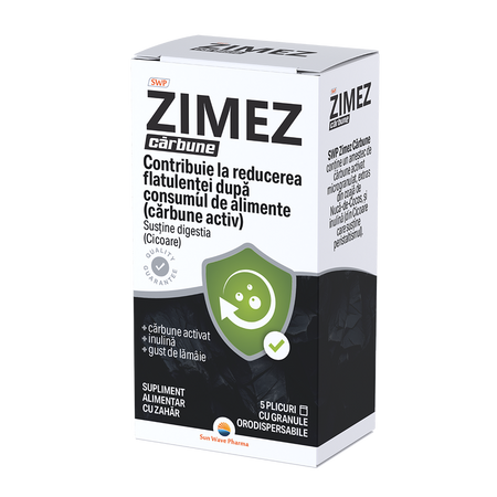 Zimez Carbune, 5 plicuri, Sun Wave Pharma 755987