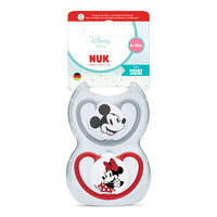 Set suzete Perfect Match Air, Mickey/Minnie, 6-18 luni, 2 bucati, Nuk
