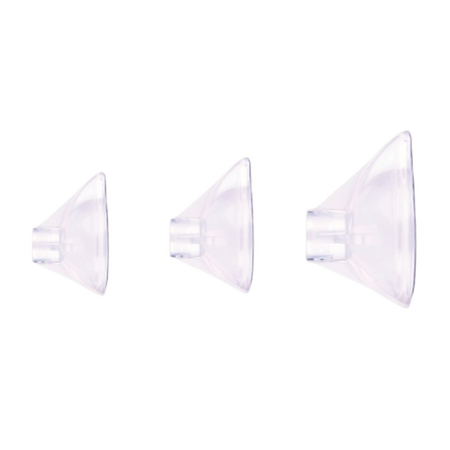 Camera de inhalare antistatica pentru aerosol cu 3 masti din silicon, Easycare 756011