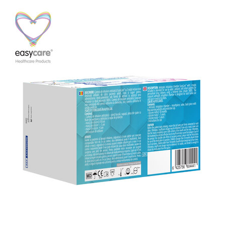 Camera de inhalare antistatica pentru aerosol cu 3 masti din silicon, Easycare 756253