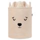 Cos pliabil pentru depozitare, 43 L, Beige, Fluffy Toy Boucle Bear, Sipo 756063