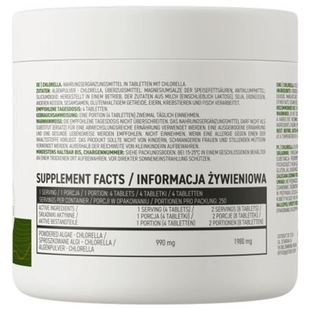 Chlorella, 1000 tablete, OstroVit 756055