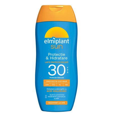 Lotiune cu protectie solara ridicata SPF 30 Protectie & Hidratare, 200 ml, Elmiplant