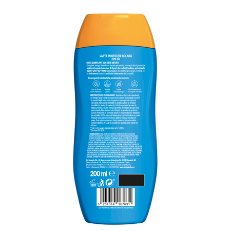 Lotiune cu protectie solara ridicata SPF 30 Protectie & Hidratare, 200 ml, Elmiplant 779953