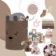 Cos pliabil pentru depozitare, Brown, Fluffy Toy Boucle Bear, 43 L, Sipo 756612