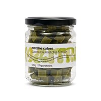 Cuburi de ciocolata cu matcha japoneza Matcha Cubes, 100 g, Maitri