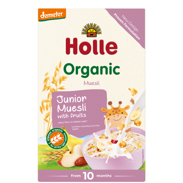 Mix de cereale cu fructe Eco, +10 luni, 250 g, Holle Baby Food