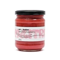 Crema de migdale cu zmeura liofilizata Arrr Butter, 200 g, Maitri