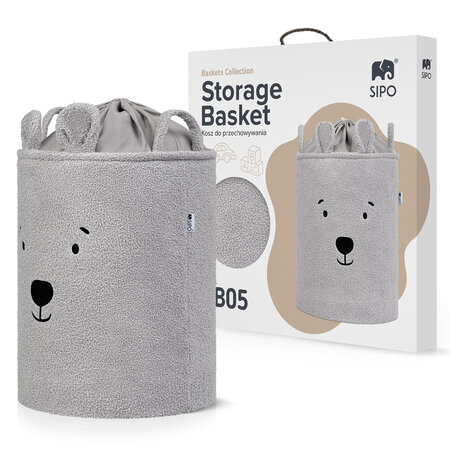 Cos pliabil pentru depozitare, Boucle Bear, 43 L, Sipo 756117