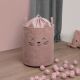 Cos pliabil pentru depozitare, Pink, Fluffy Toy Boucle Cat, 43 L, Sipo 756141