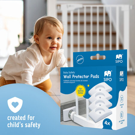 Set 4 protectii de perete pentru poarta de siguranta, Sipo 756194