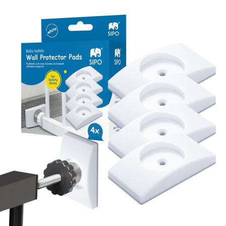 SIPO SET 4 PROTECTII PERETE PENTRU POARTA SIGURANTA COPII SBSWP01