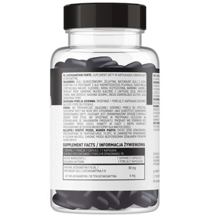 Astaxanthin Forte, 90 capsule, OstroVit 756202