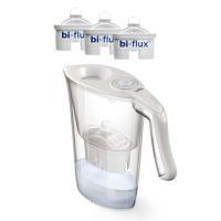 Cana filtranta de apa, Norma, 2.3 litri + 3 cartuse filtrante, Laica