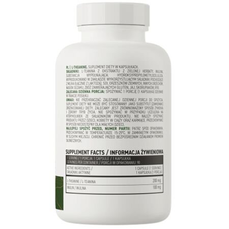 L-teanina, 90 capsule, OstroVit 756245