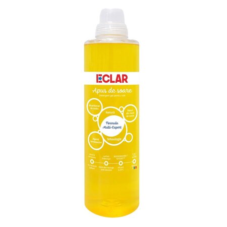 Detergent lichid pentru rufe, Apus de soare, 1.5 litri, Eclar