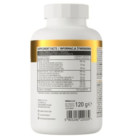 Omega 3-6-9, 90 capsule, OstroVit 756269