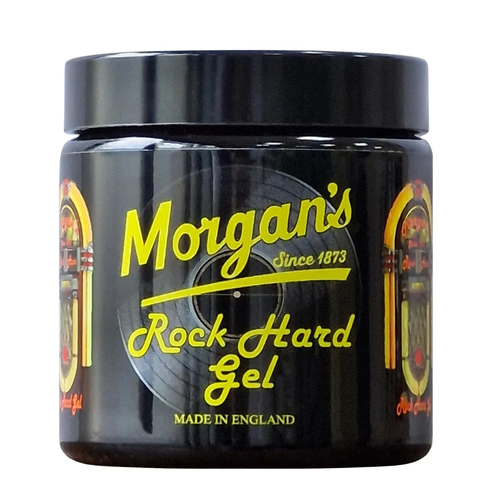 Gel de par cu fixare puternica Rock Hard Gel, 125 ml, Morgan's