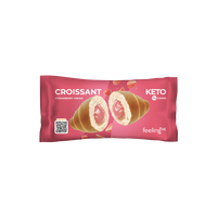 Croissant Low Carb, Capsune, 55 g, Feeling Ok