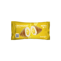 Croissant Low Carb, Crema de patiserie, 55 g, Feeling Ok