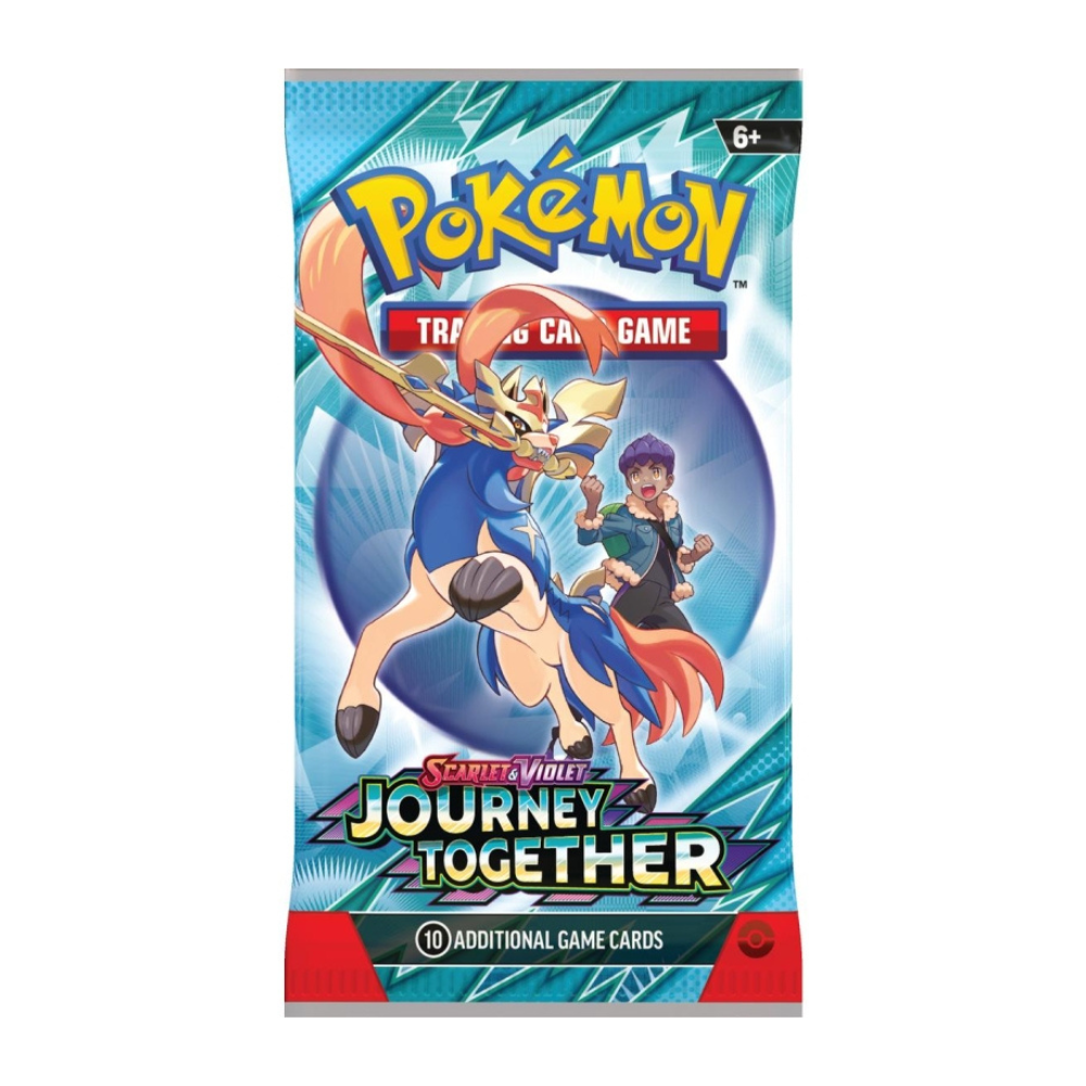 Extensie de carti, SV09 Journey Together  Booster, Diverse modele, 6 ani+, Pokemon TCG