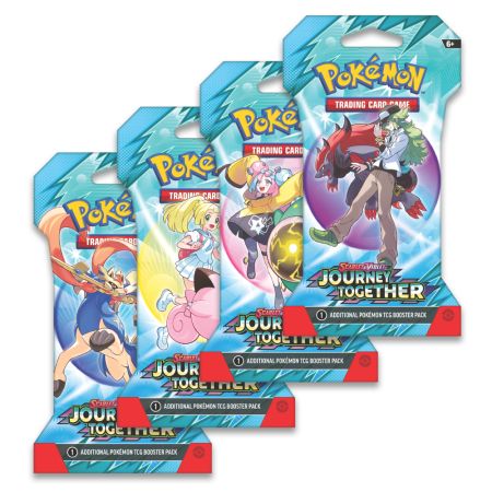 Extensie de carti, SV09 Journey Together  Booster, Diverse modele, 6 ani+, Pokemon TCG 758000