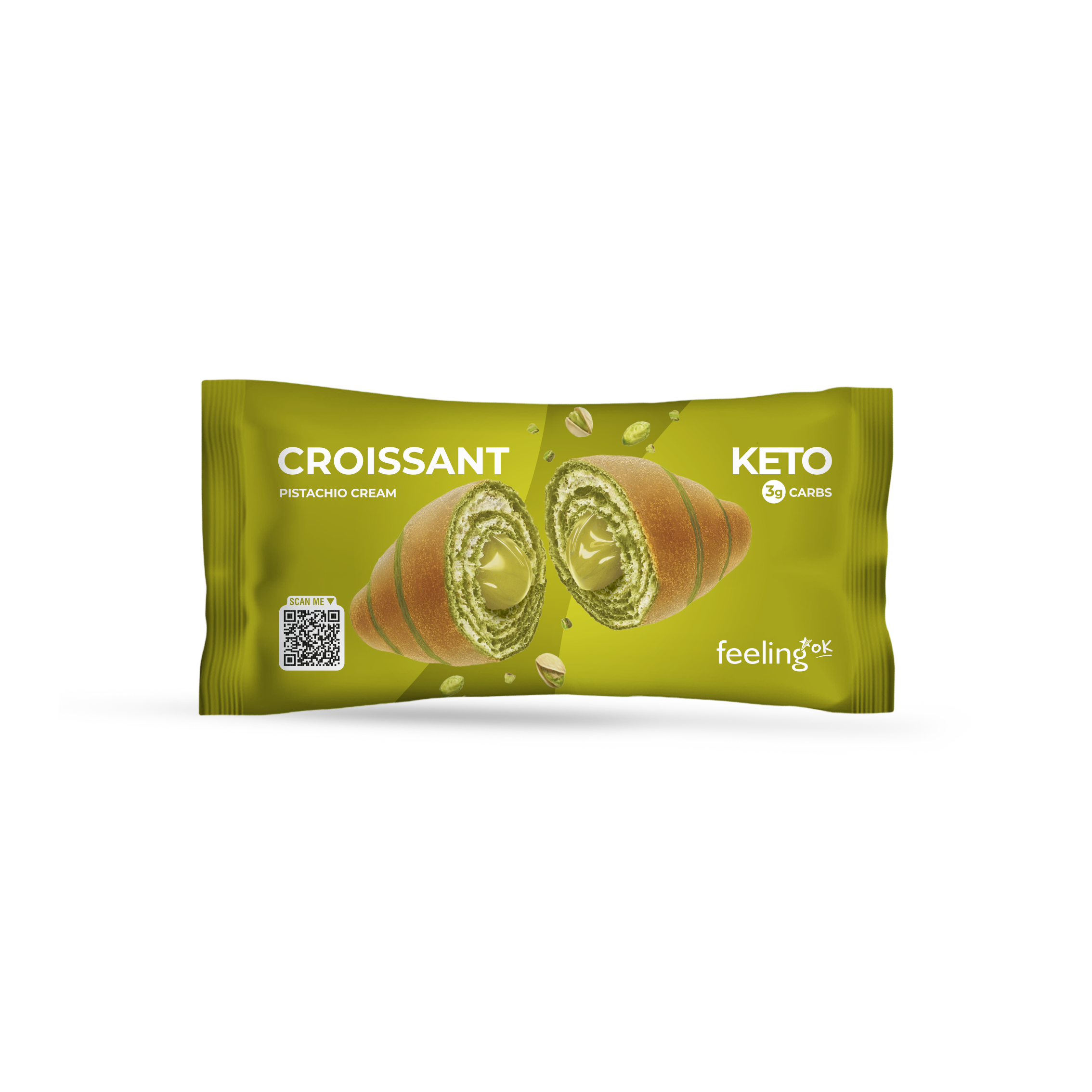 Croissant Low Carb, Fistic, 55 g, Feeling Ok