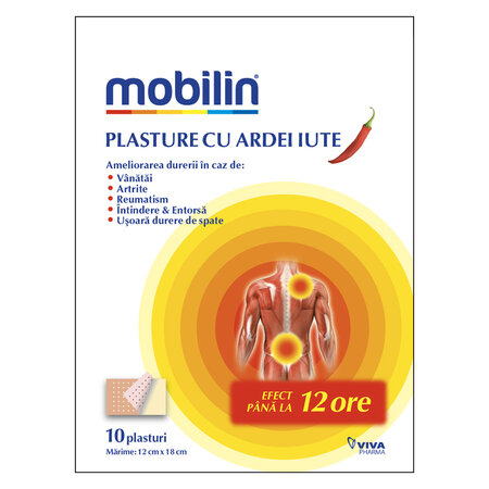 Plasture cu ardei iute, 10 buc, Mobilin 756666
