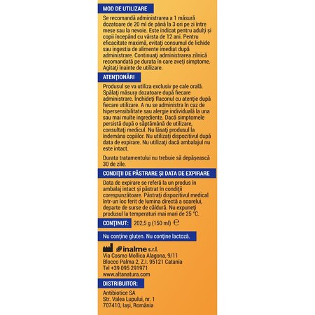 Sirop de tuse pentru adulti Faguria, 150 ml, Antibiotice SA 756353