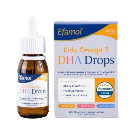Omega 3 DHA picaturi pentru copii, 60 ml, Efamol