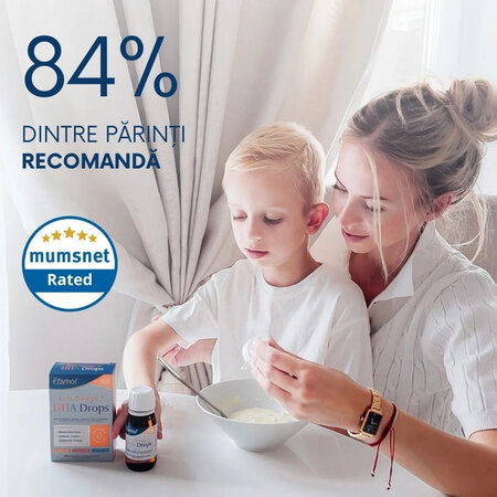 Omega 3 DHA picaturi pentru copii, 60 ml, Efamol 756375