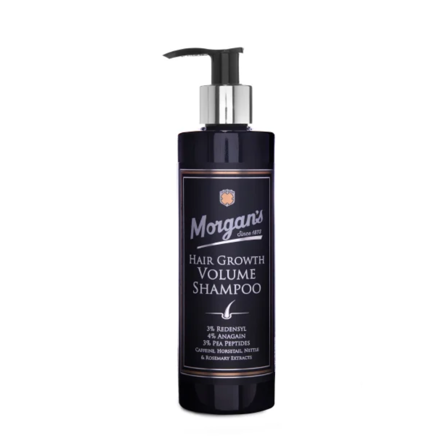Sampon pentru volum, anticadere si regenerare par Hair Growth Volume Shampoo, 250 ml, Morgan's