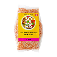 Sare roz de Himalaya grunjoasa, 500 g, Solaris