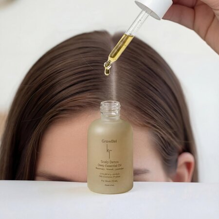 Ser detoxifiant pentru scalp GrowBell Trichology, 50 ml, KT Milano 756419
