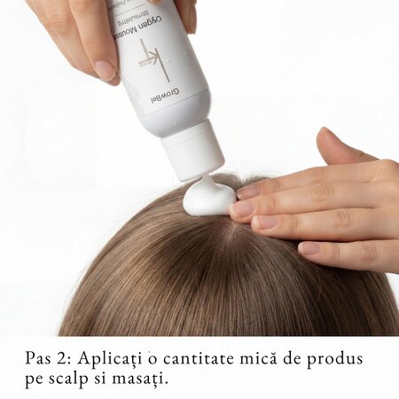 Mousse leave-in pentru detoxifiere fara clatire GrowBell Trichology, 150 ml, KT Milano 756432