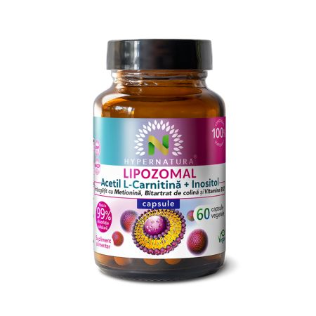 Lipozomal Acetil L-Carnitina + Inositol, 60 capsule, Hypernatura
