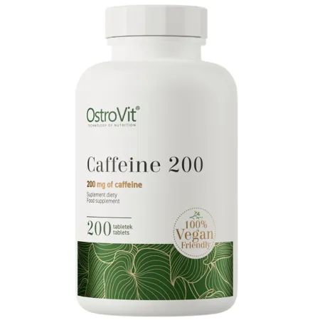Supliment cu cafeina, 200 mg, 200 tablete, OstroVit