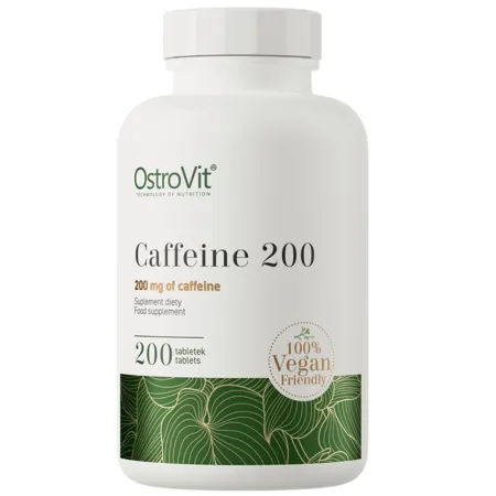 Supliment cu cafeina, 200 mg, 200 tablete, OstroVit