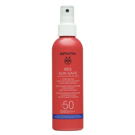 Spray pentru ten si corp SPF50 Sun, 200 ml, Apivita