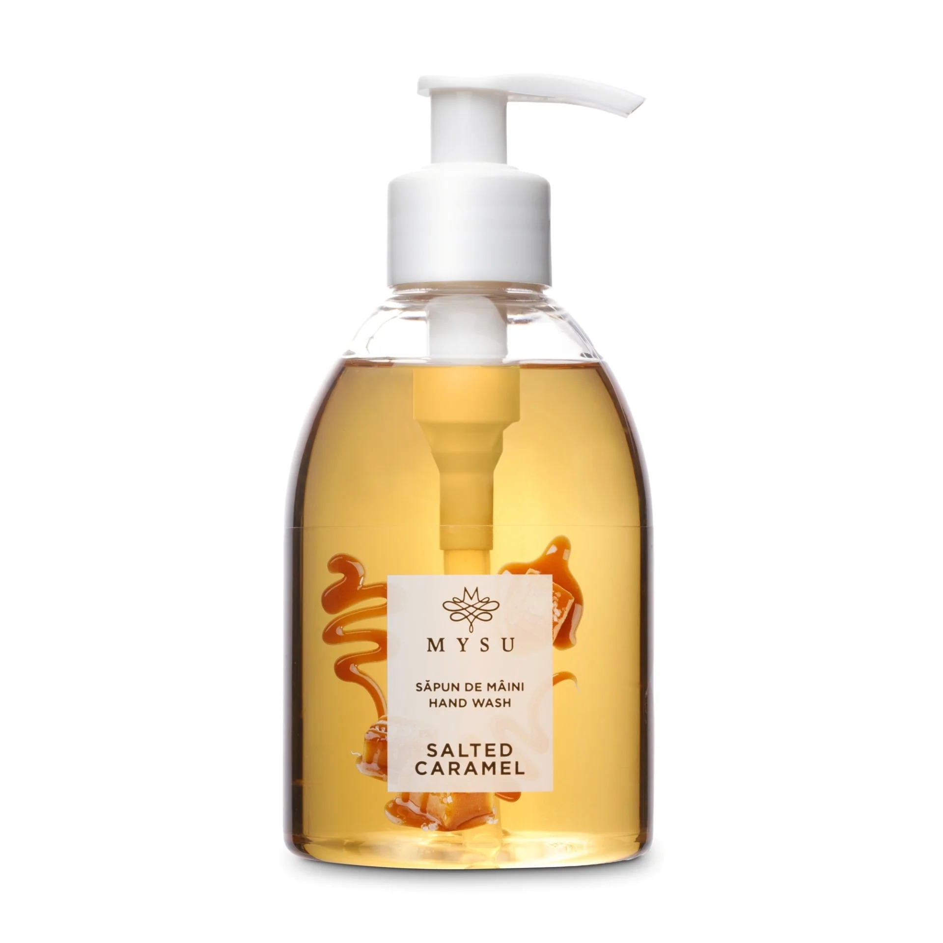 Sapun lichid pentru maini, Caramel sarat, 285 ml, Mysu