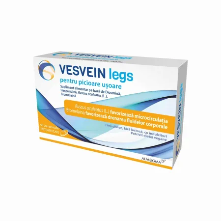 Vesvein Legs, 60 comprimate, Alfasigma