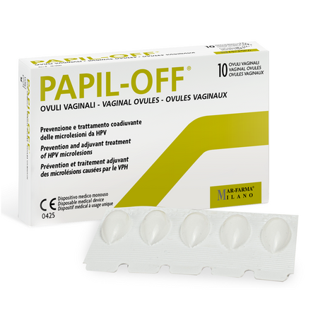 Ovule vaginale Papil-Off, 10 bucati, Mar Farma 756587