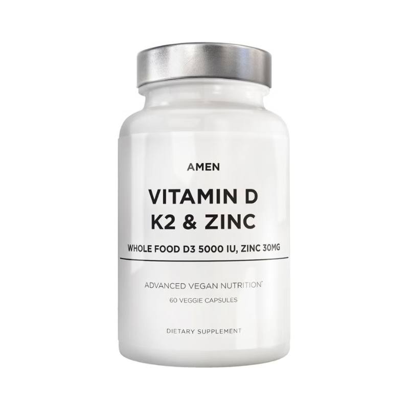 Vitamin D, K2 & Zinc Amen Codeage, 60 capsule, GNC